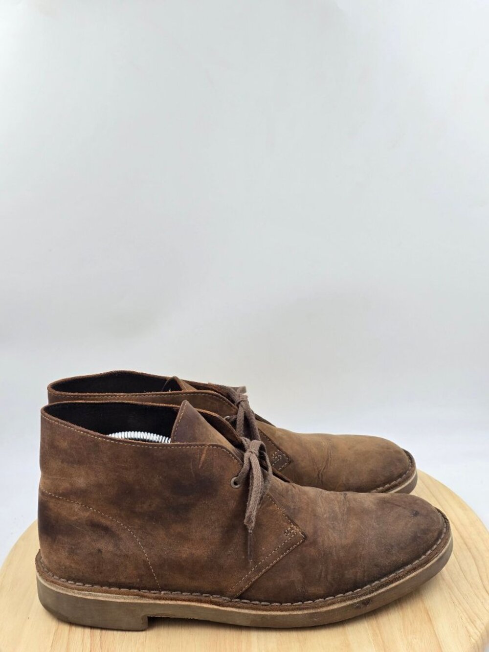 Clarks Desert Leather Chukka Boot Mens sz 10M